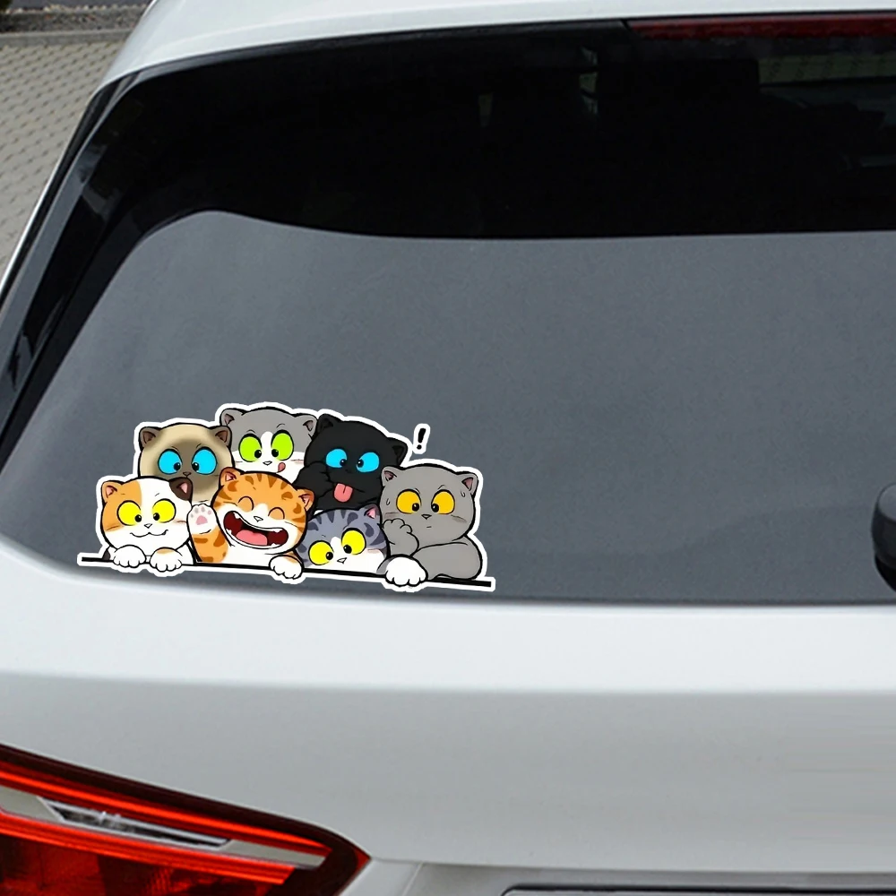 Hаклейка на авто Мультяшный кот Creative Decorative Stickers, Suitable for a Variety of Scene Decorations, Such As Cars, Trucks