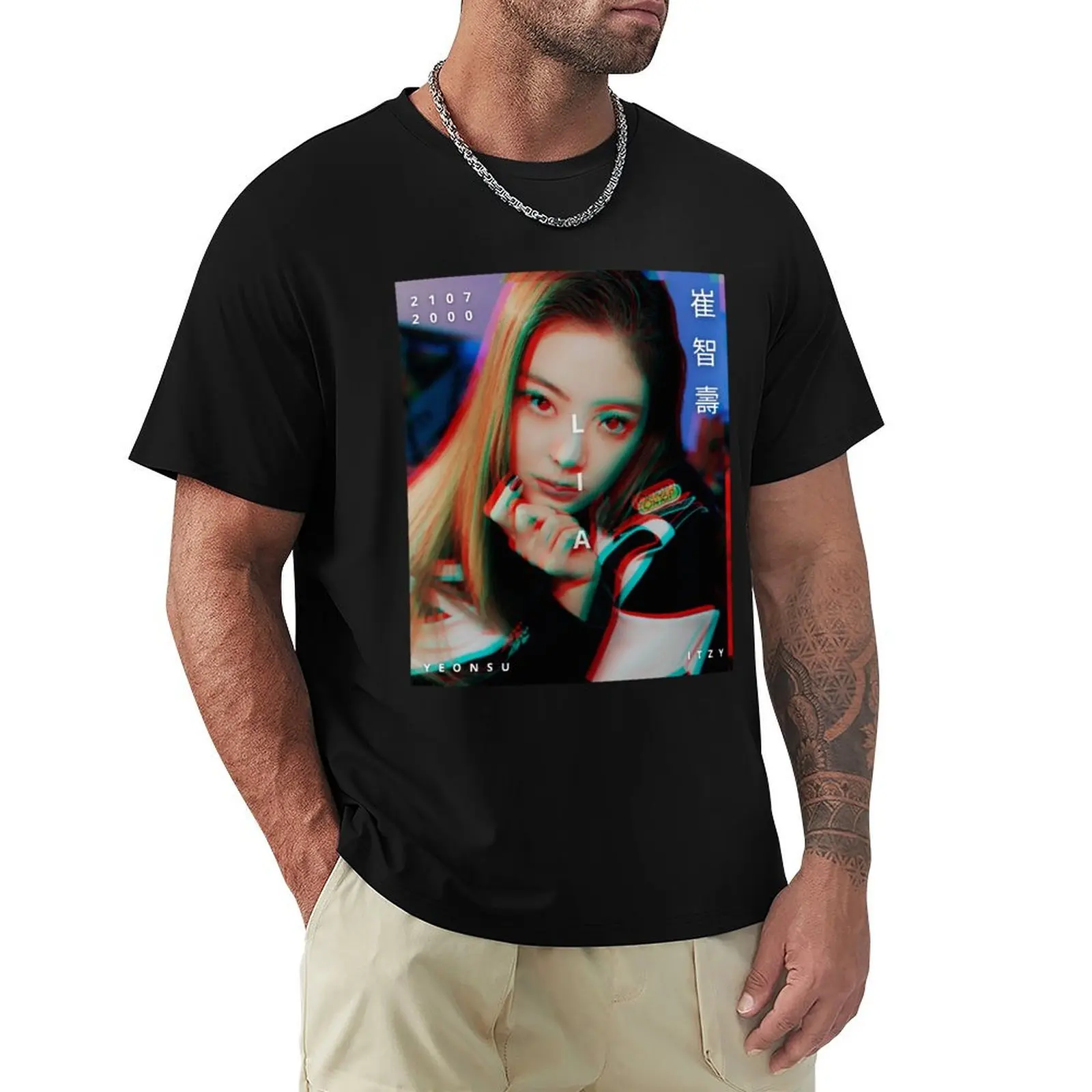 

ITZY Lia Voltage Era T-Shirt Aesthetic clothing funny meme t-shirts t shirt for men