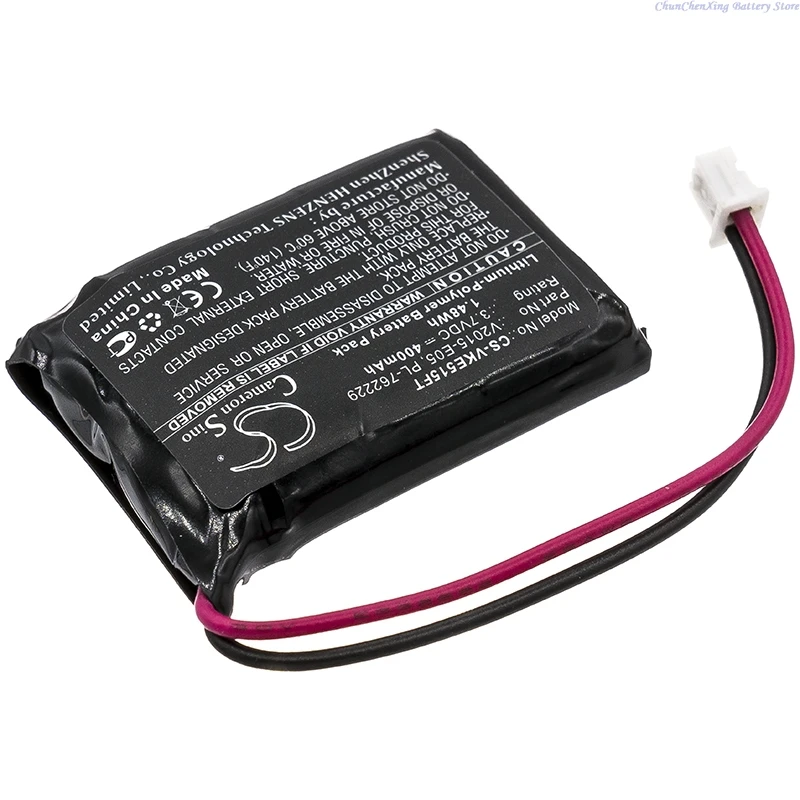 

100% NEW 3.7V 400mAh Flashlight Battery PL-762229 for ViKLi E05 V2015, V2015-E05 +TOOL