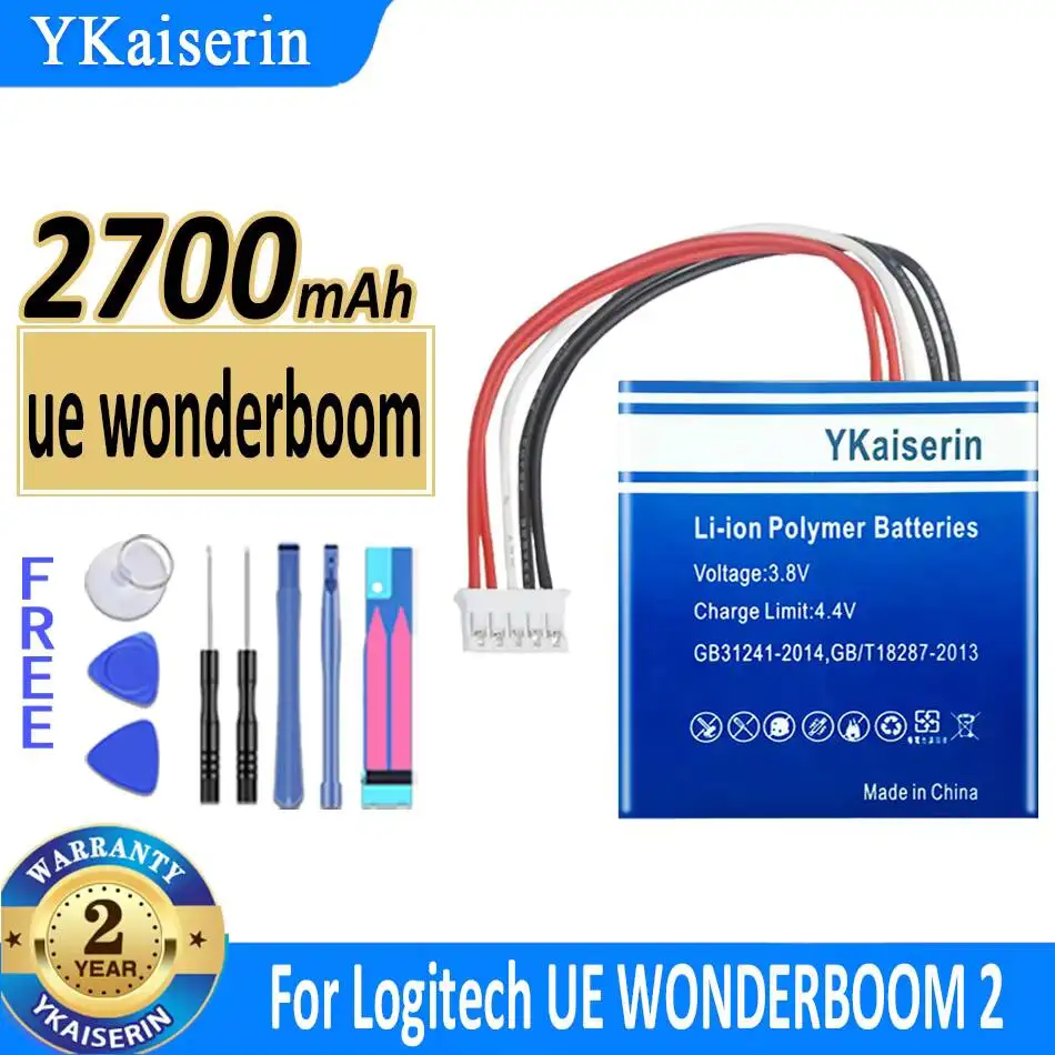 

For Logitech UE Wonderboom 2 wonderboom2 Environmentally Friendly for Bluetooth Speaker Components Battery 2700mAh