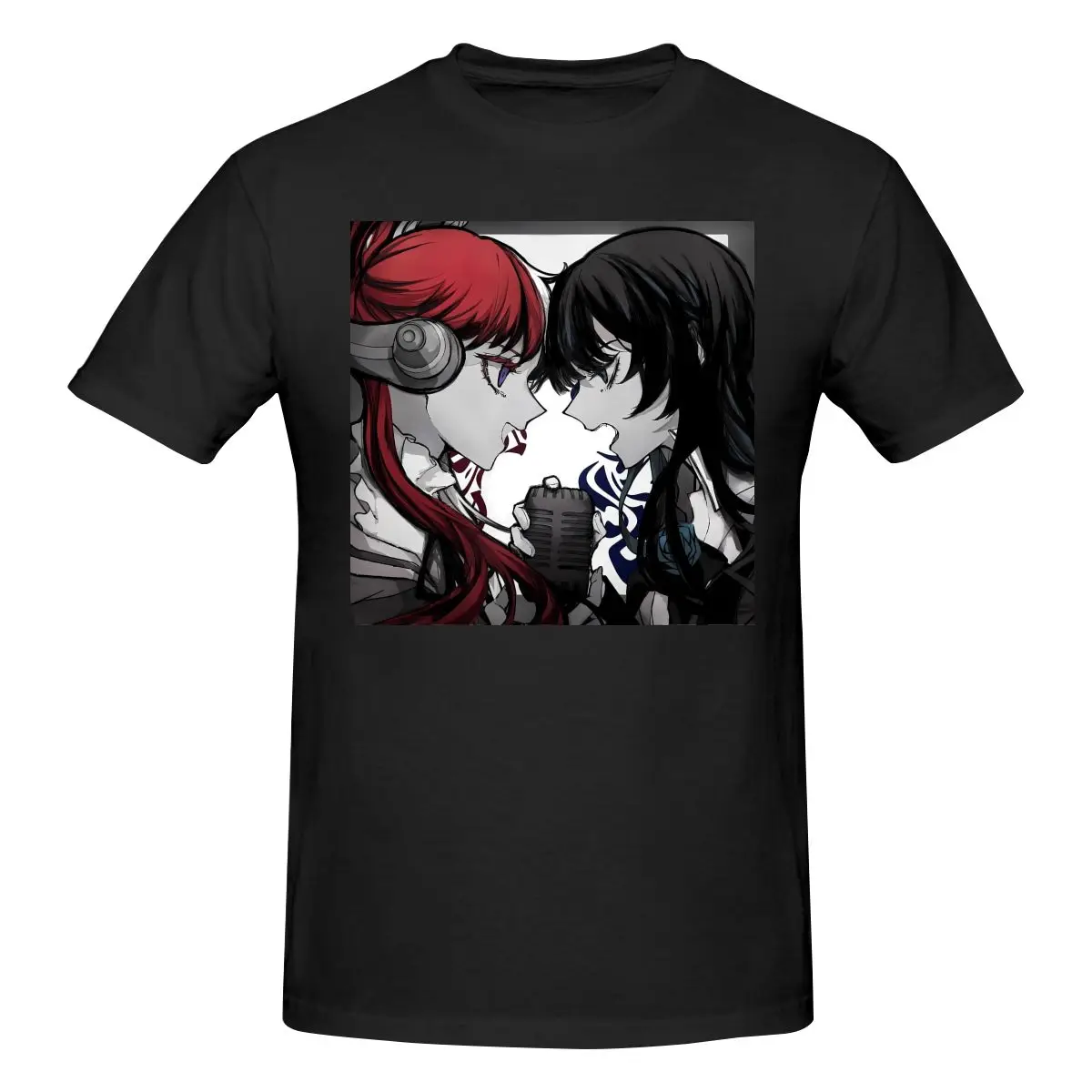 

Funny Ado X Uta Men's Printed T-Shirt Unisex T shirtShirt Male