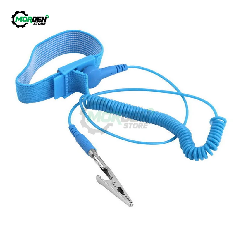 Anti Static Bracelet Electrostatic Cordless Wireless ESD Discharge Cable Wrist Band Strap Hand With Spare For Electrical Tool