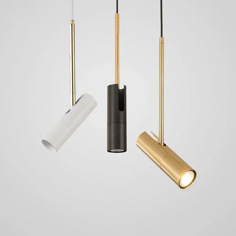 

Modern Led Pendant Light Gold Hanging Lighting Bar Spotlight Nordic Kitchen Indoor Decorative Aisle Hallway Living Bedroom Lamp