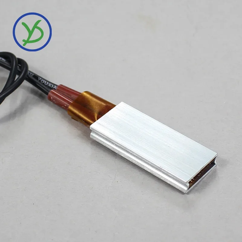 35x15mm 220V 200°C PTC Heating Element For Incubator Constant Temperature Ceramic Heater With Aluminum Shell