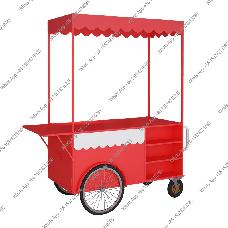 

Stall trolley, commercial supermarket Internet celebrity stall milk tea yogurt supermarket snack tasting table