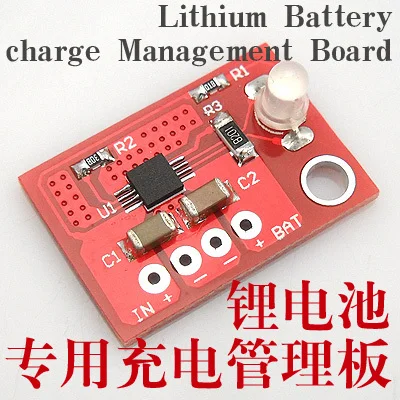 

Lithium Battery Charger Solar Lithium Battery Charging Board Maximum 900MA Current CN3065