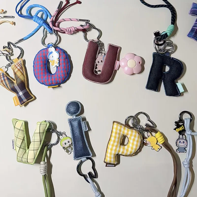 

POP MART LABUBU THE MONSTERS PIN FOR LOVE Series Letter Pendant Trendy Blind Box Mystery Box Mistery Action Figure Birthday Gift