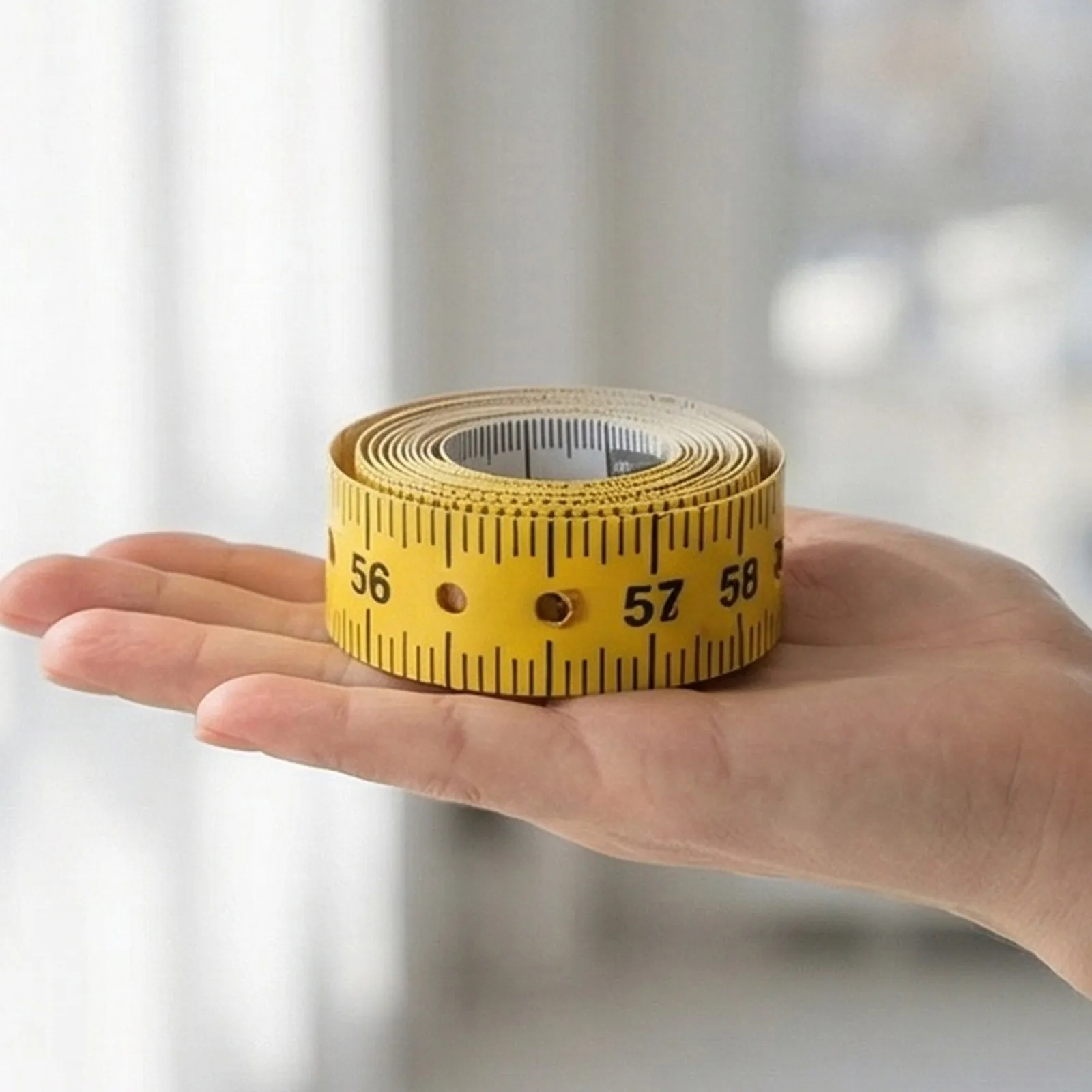 2Pcs Braille Measuring Tape Blind Measuring Tape Soft Flexible Braille Ruler Suitable Sewing Tailoring Blind Supplies Assistance