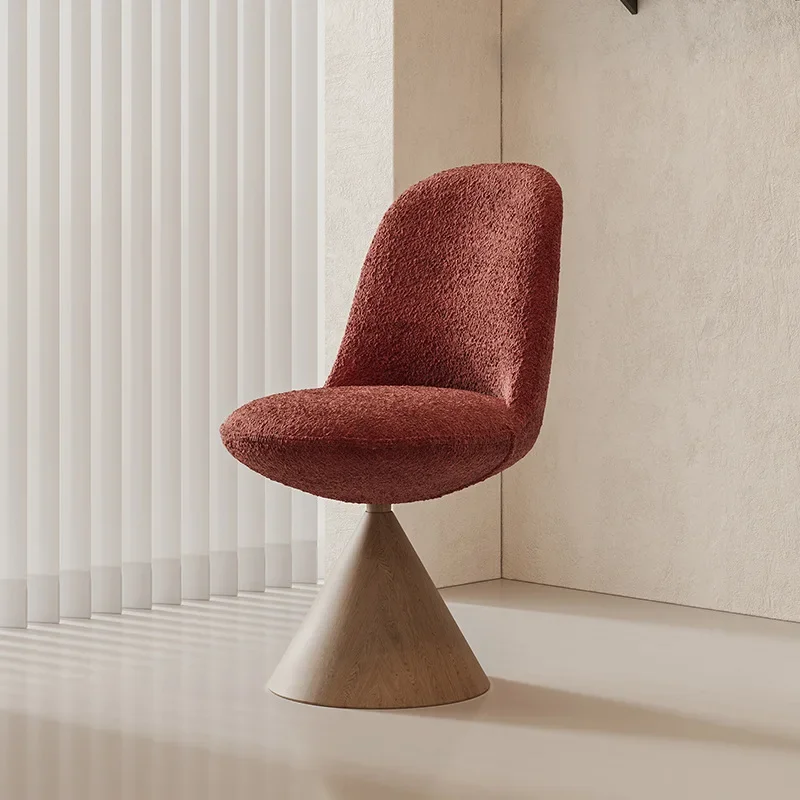 Italian single sofa chair designer makeup chair simple rotating leisure chair advanced makeup stool light luxury single