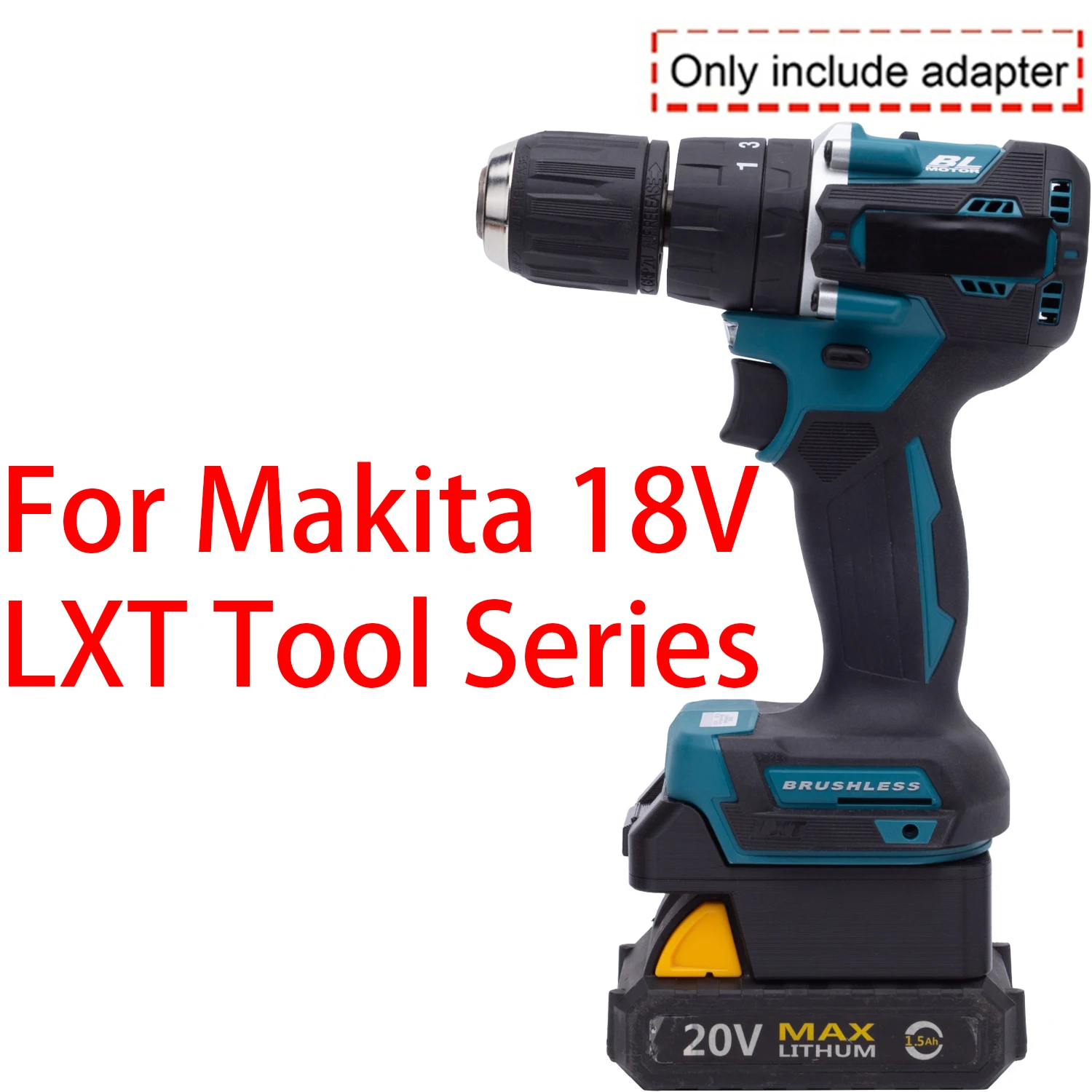 Convertidor para batería Deko de 20V a Makita, herramienta de iones de litio de 18V, adaptador de batería, accesorios de herramientas eléctricas,