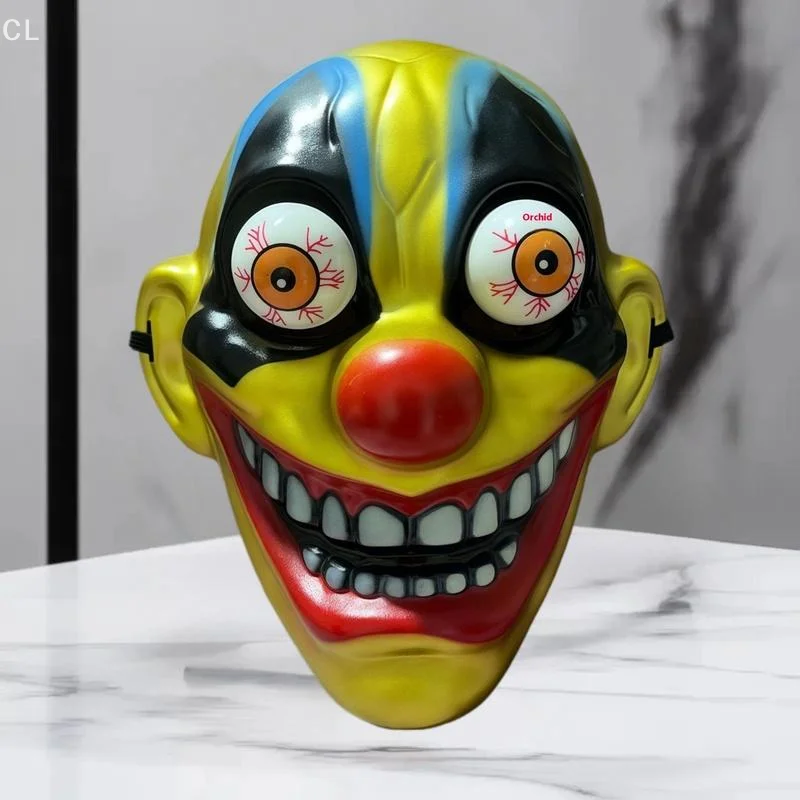 Horror Mask Role Play Comfortable And Breathable Halloween Dress Up Cosplay Props Grimace Mask Horror Props