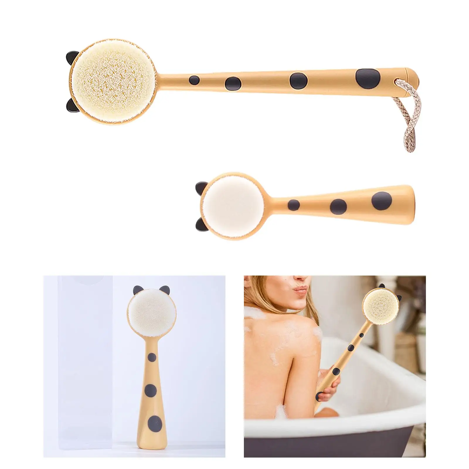 Manual Facial Cleansing Brush Pore Cleansing Brush Scrubber Portable Non Slip Handle Skin Cleansing Brush Fine Bristles