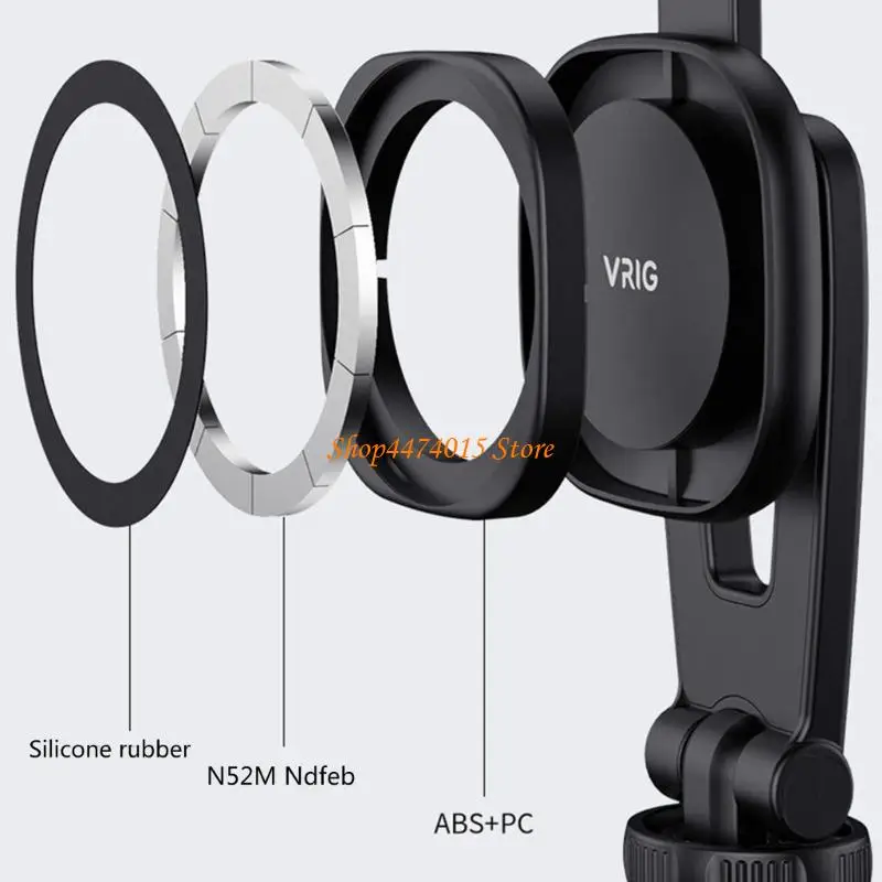 

K1AA 360 Rotation Phone Tripod Mount for Tripods Holder with Cold Shoe