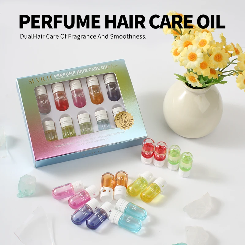 

SEVICH 2 In 1 Hair Perfume&Oil Heat Protective Nourishing Shining Hair Oil For Frizzy Long-Lasting Summer Perfume Oil For Dry