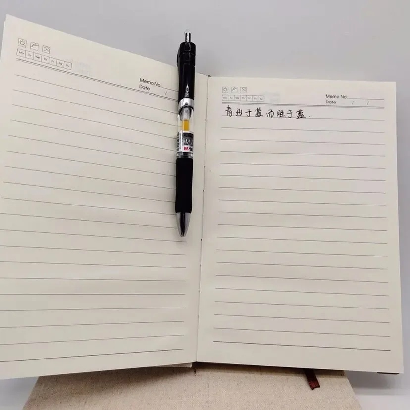 New A5 Creative Chinese Style Vintage Hardcover Linen Cover Notebook Diary Notebook Travel Journal Book Lined