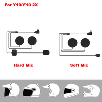 Headset For Y10/YP10 2X Motorcycle Helmet Bluetooth Intercom Motorcycle Headset Dedicated Microphone Accessories
