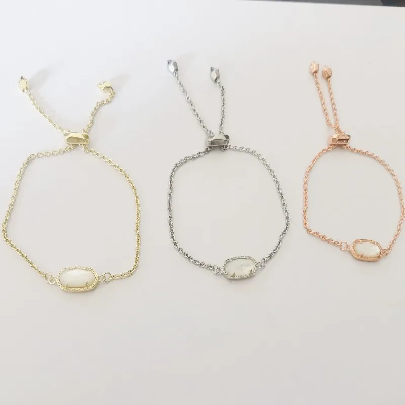 اتجاهات الموضة الأوروبية والأمريكية KS، سوار سحب زجاجي كريستالي أزرق كريستالي حلو ومنعش وبسيط وسخي بيضاوي عميق البحار