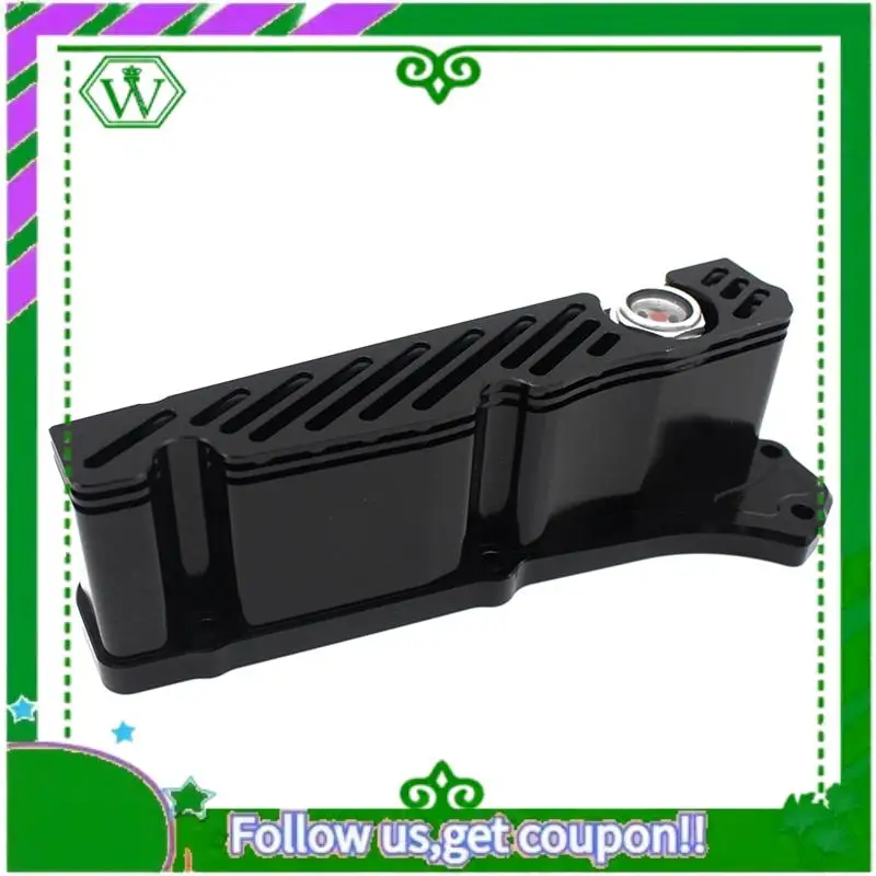 AC34-Aluminum Clear Visible Oils Bottom Potn Oils Bottom Potn For VESPA GTS250 300 GTV HPE 2019-2022 Black