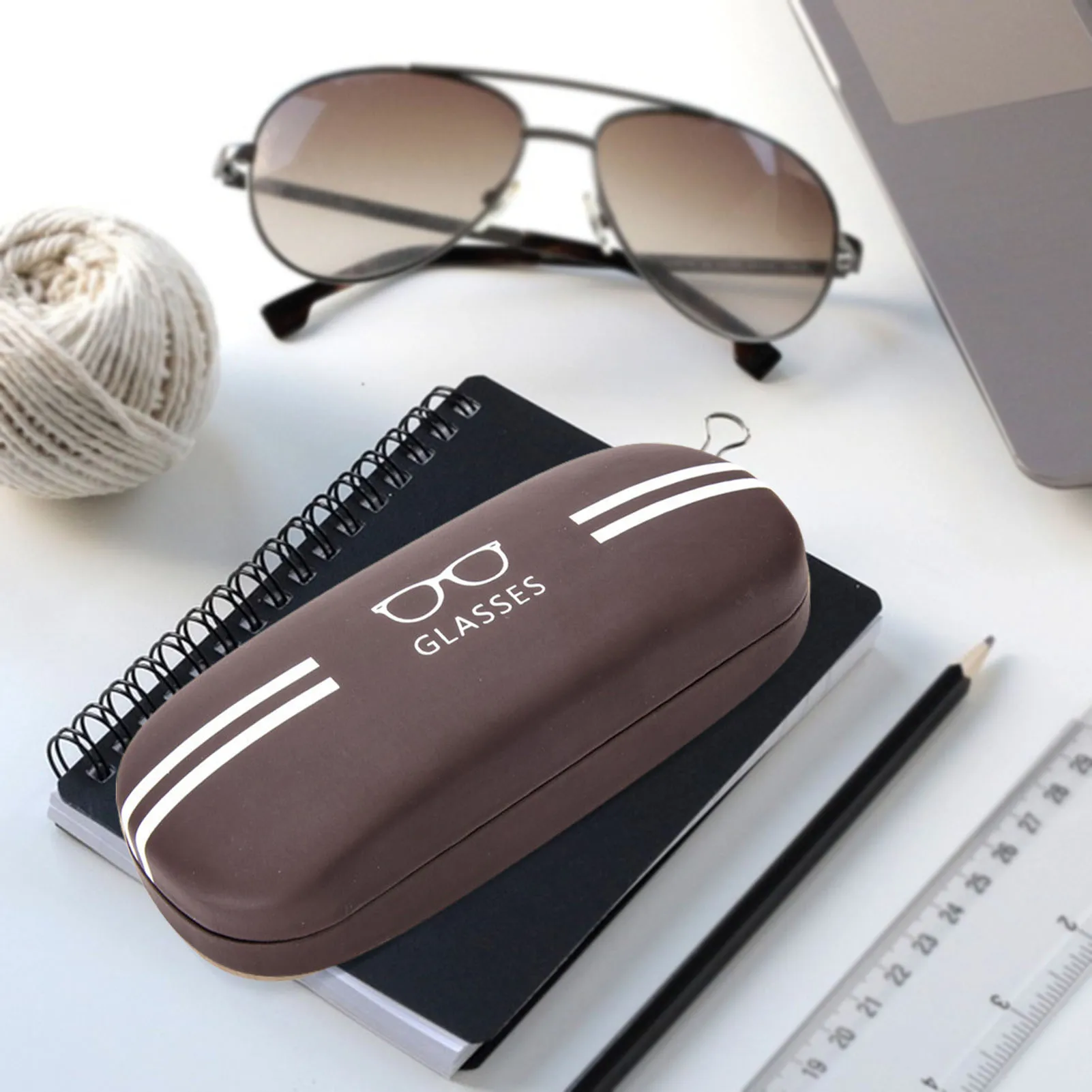 

Hard Frame Eyewear Cases Fashion Unisex PU Leather Eye Glasses Case Men Women Sunglasses Eyeglasses Box