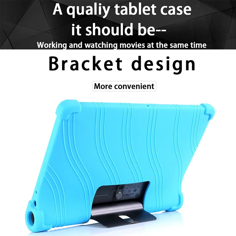 Funda de silicona para tableta Lenovo Yoga Smart Tab, Funda protectora suave, YT-X705F, YT-X705X, YT-X705I, 10,1 pulgadas