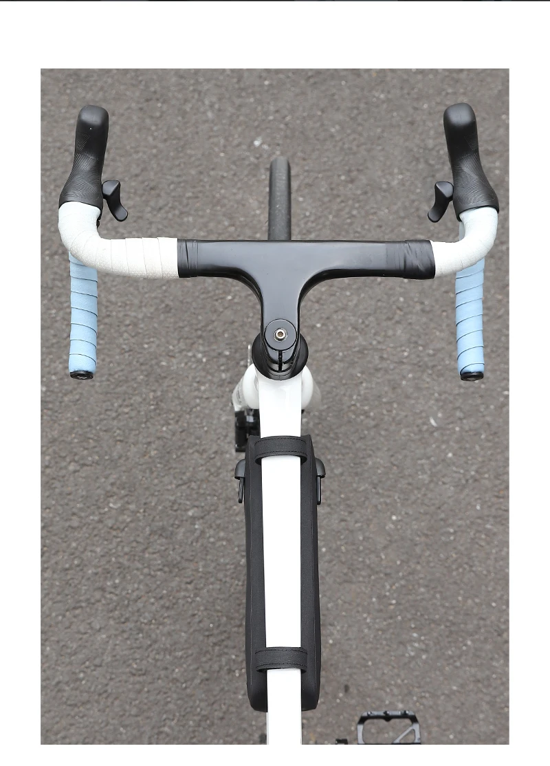 WEST BIKING Fahrrad-Dreieckstasche, vollständig wasserdicht, Fahrradrahmentasche, große Aufbewahrungstasche vorne für MTB, Rennrad, Gravel-Cycling – Detail 11