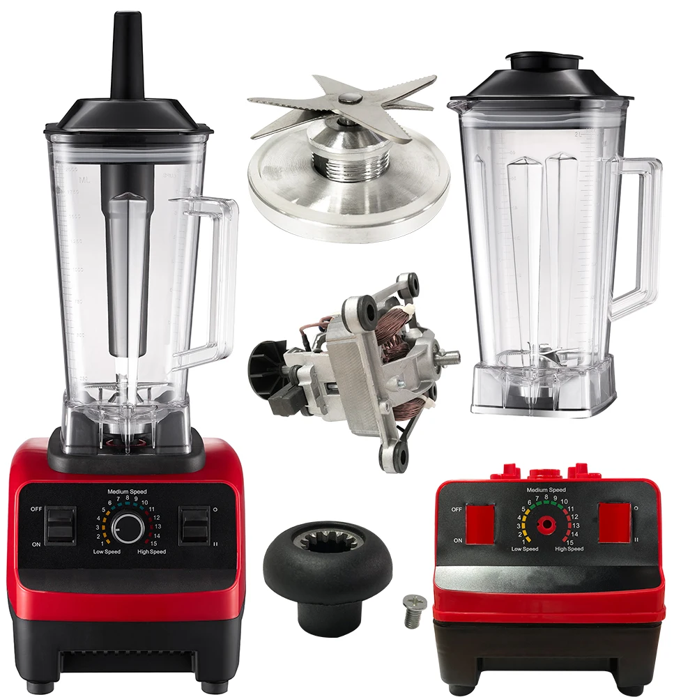 

Breaking Machine Multi-function Blender Heavy Duty Commercial 1500W Sliver Crest