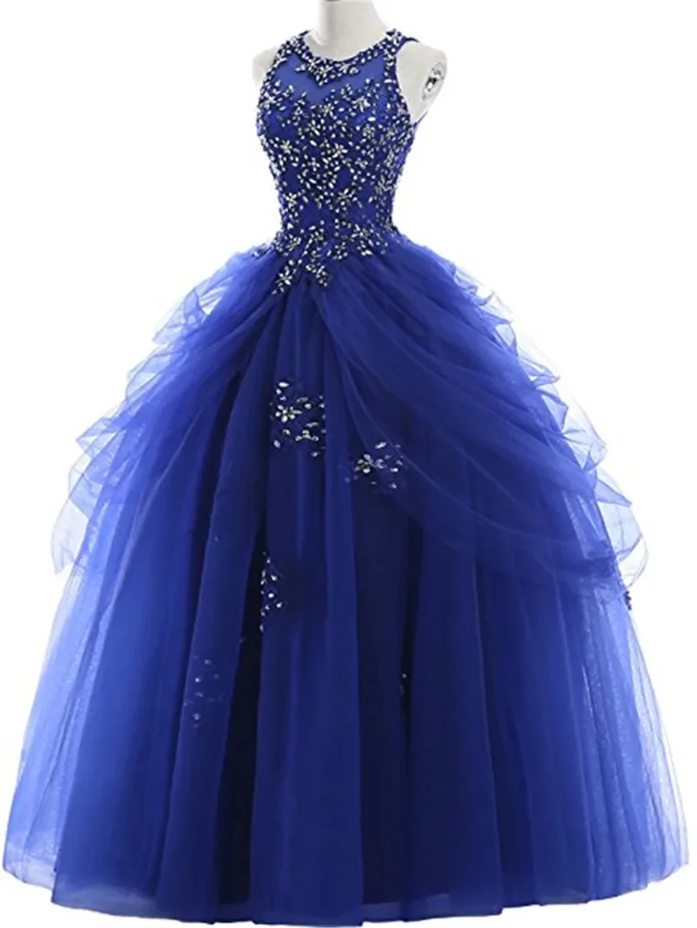 Gardlilac organza colher pescoço miçangas sem mangas fora do ombro até o chão vestido de baile vestidos quinceanera