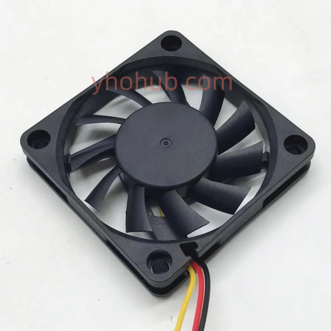 Y.S TECH YW06010012BH DC 12V 0.24A 60x60x10mm 3-Wire Server Cooling Fan