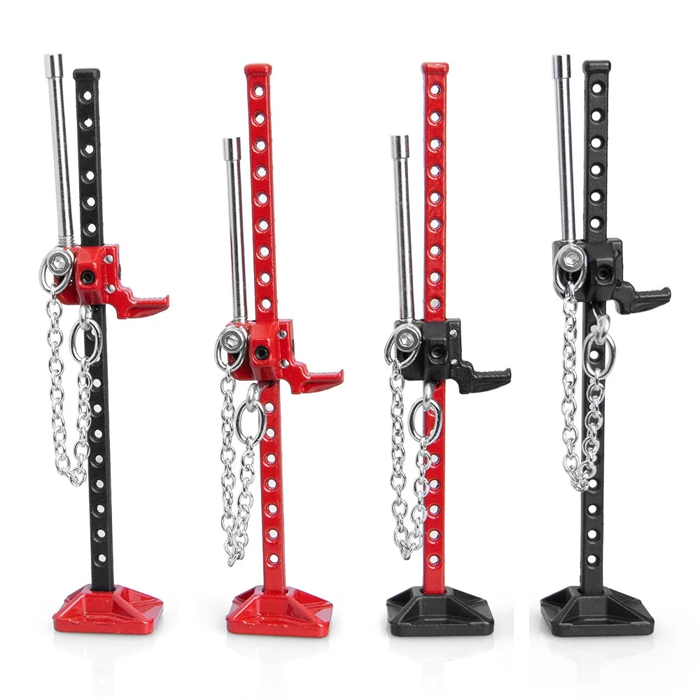1/18 1/24 RC Crawler Car Metal Slidable Jack Tool Functional Decoration for TRX4M SCX24 AX24 FCX24 FCX24M