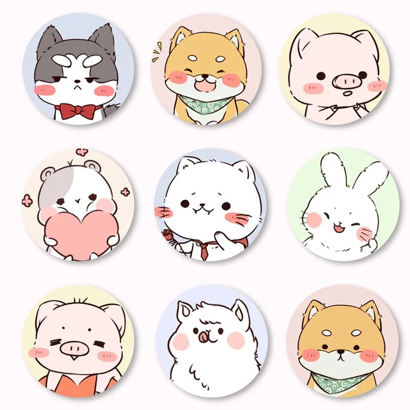 120最初の市松模様のパッチ漫画銀行バンド防水通気性ラウンド巻きプラスター絆創膏