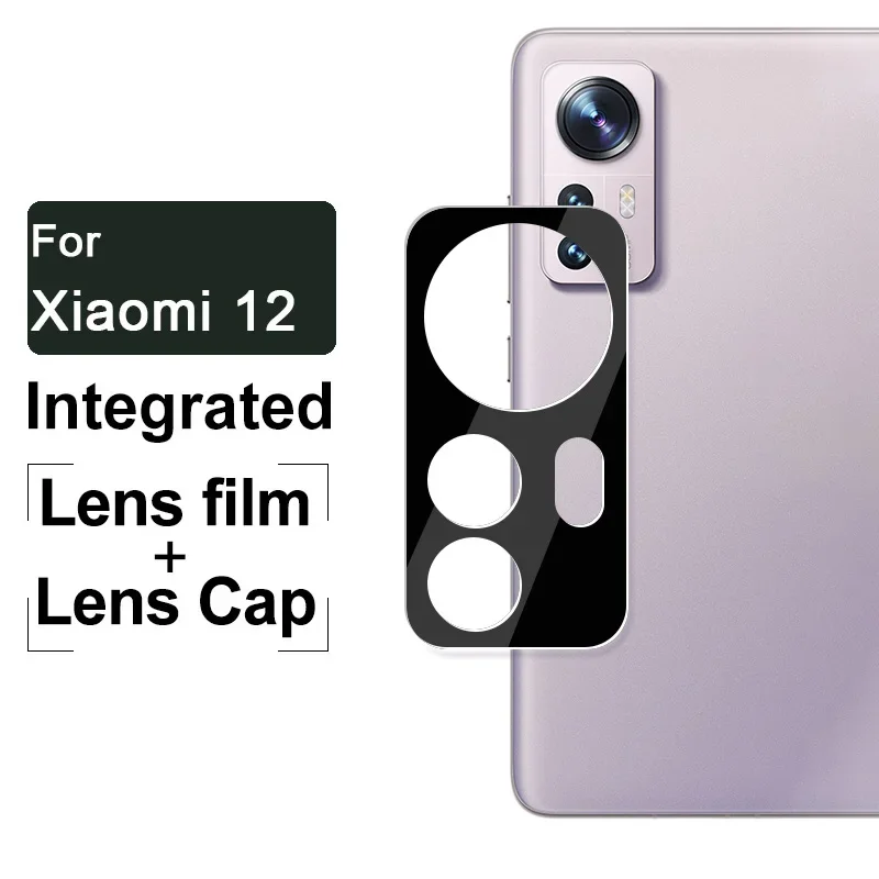 Film Lensa Kamera Ponsel Kaca Tempered untuk Mi 12X 12Pro Pelindung Penutup Belakang Lensa HD Anti Jatuh untuk Xiaomi 12 Film Pelindung