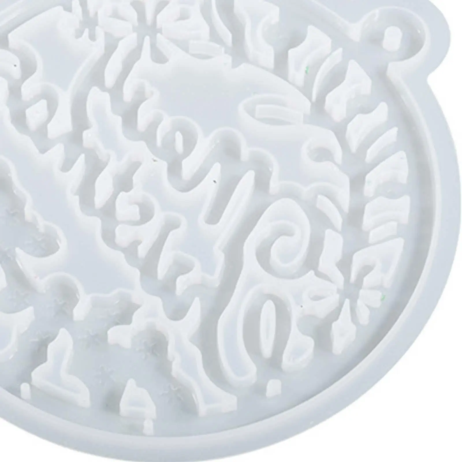 Silicone Resin DIY Epoxy Pendant Casting with Bells Tags Snowflake for Holiday Festival Xmas Decoration