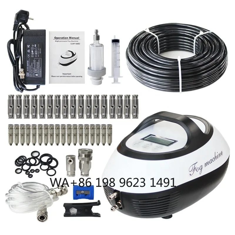 

0.5L/min Fogging Machine High Pressure Misting Cooling Pump Sprayer Garden Patio Yard Outdoor Humidification System