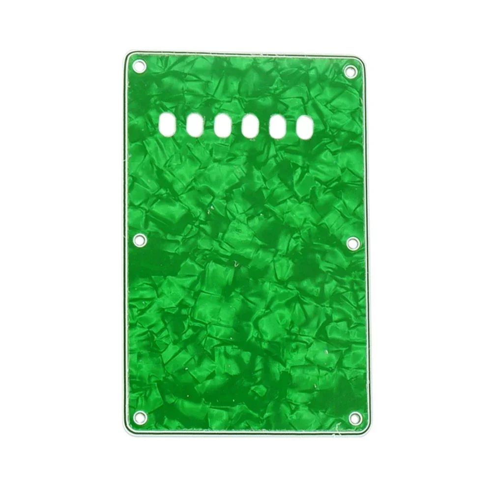 6 Holes 3 Plys Tremolo Cavity Cover Back Plate For SQ Electric Guitar Tremolo Cover Multi Colors Pickguard Scratch Plate