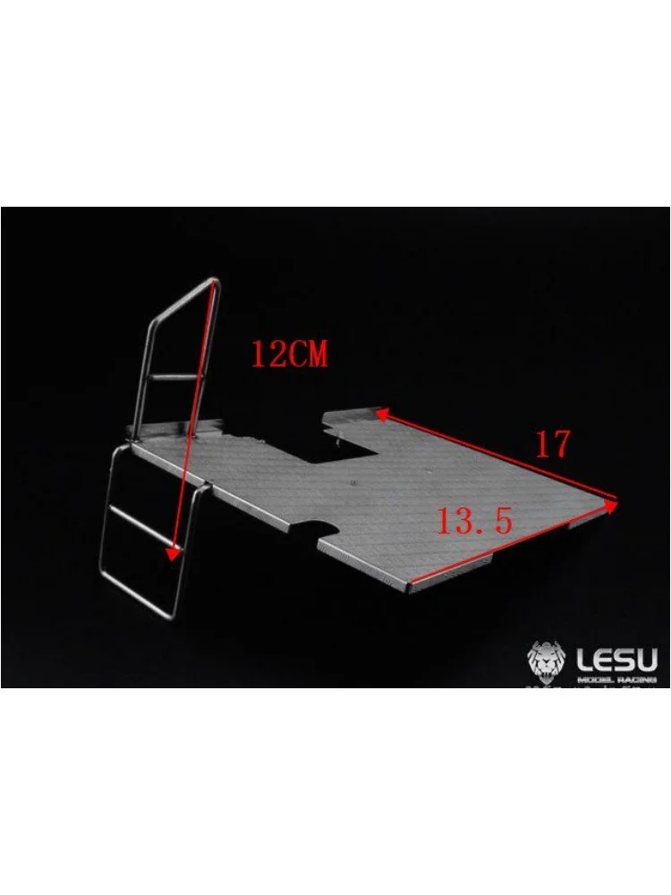 LESU Modell für 1/14 LKW-Traktor Pedal-Dekoration LKW-Modellspielzeug 700 Zweiachsiger modifizierter LKW DIY Zubehör Spielzeug – Detail 1