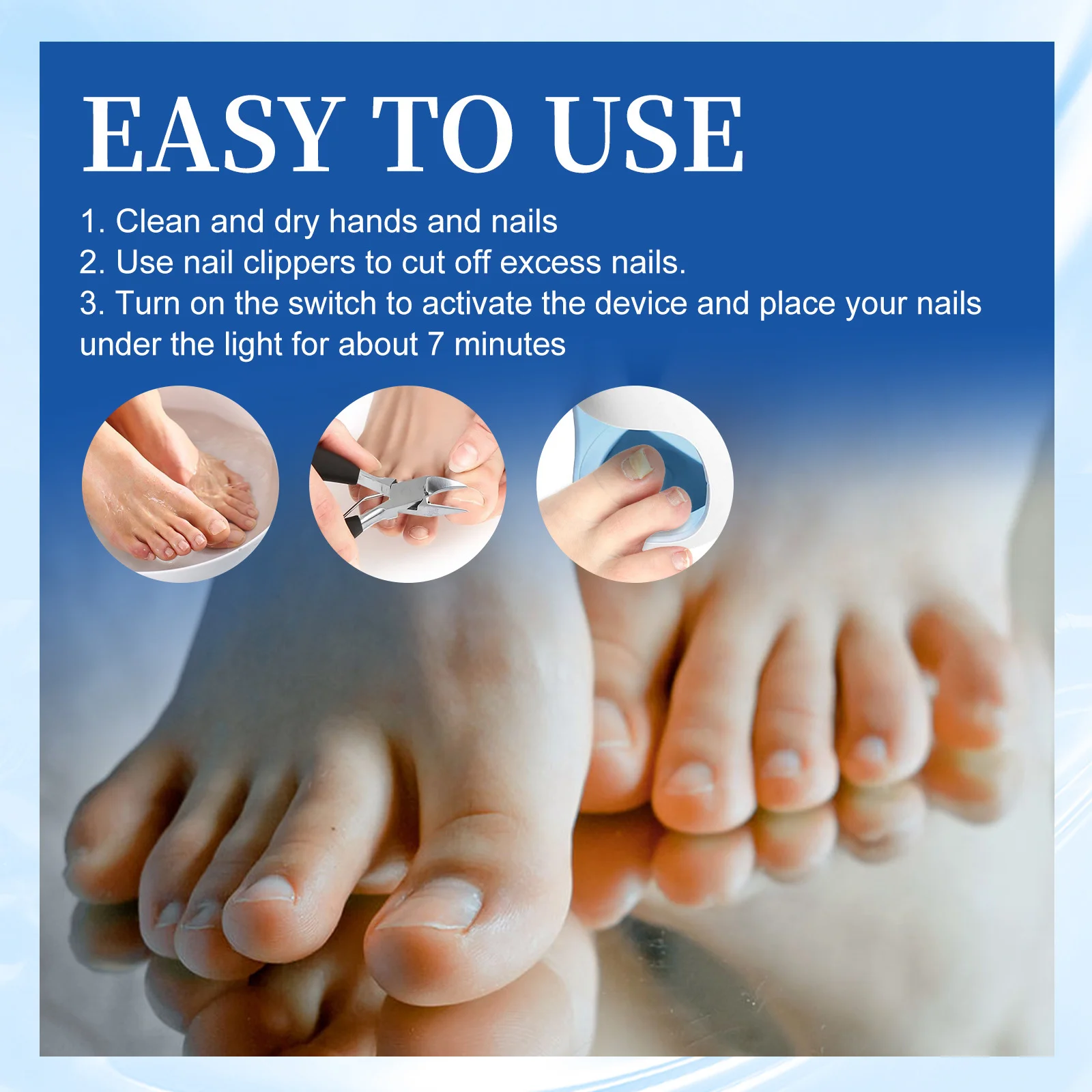 Anti Fungal Laser Device Repair Toenail Fingernail Fungus Treat Onychomycosis Therapy Cure Machine Effectively Remove