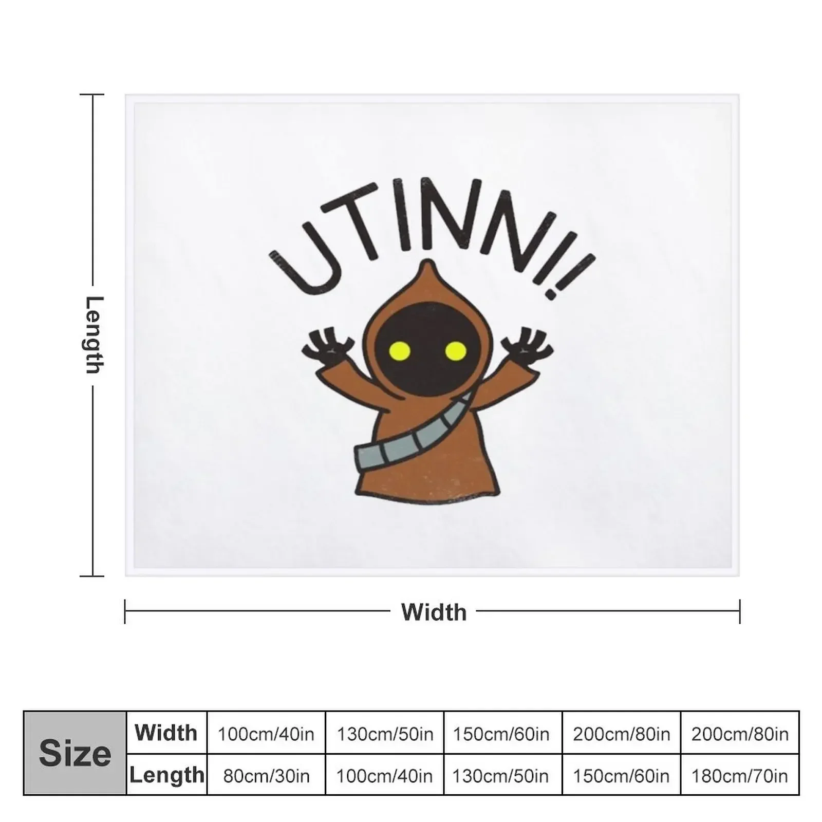 Jawa Utinni Throw Blanket Comforter for winter wednesday Blankets