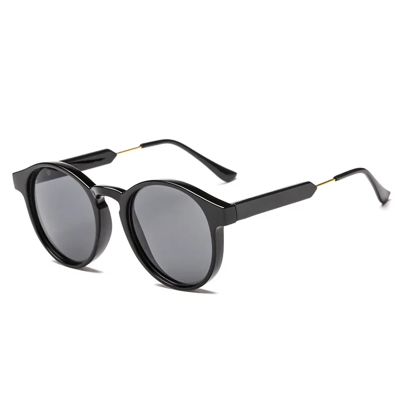 

2022 New Versatile Simple RETRO SUNGLASSES Women's Fashion Street Shot Round Fashion Temperament Glasses UV400