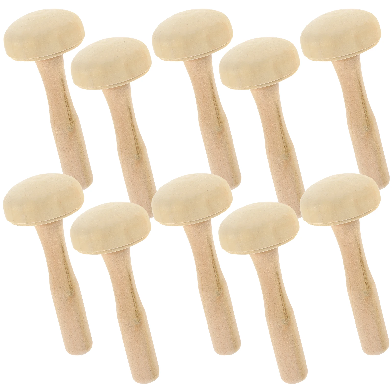 

10pcs Printmaking Tool Roller Wood Craft Brayers Rubbing Manual Ink Art Pottery DIY Painting Scrapbooking Stamping Accessories