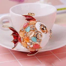 Lovely Opal Turbot Fish Cute Crystal Charm Purse Handbag Car Key Keyring Keychain Party Wedding Birthday Gift