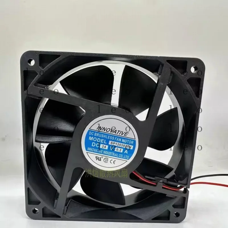 

GG 1pc SP1203824H DC24V 0.3A 120 * 38MM frequency converter 12CM cooling fan