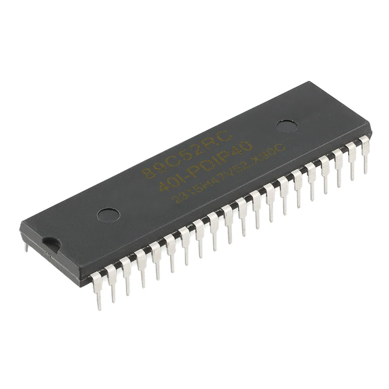 10 PCS STC89C52RC-40I-PDIP40 in-line microcontroller chip Bom list