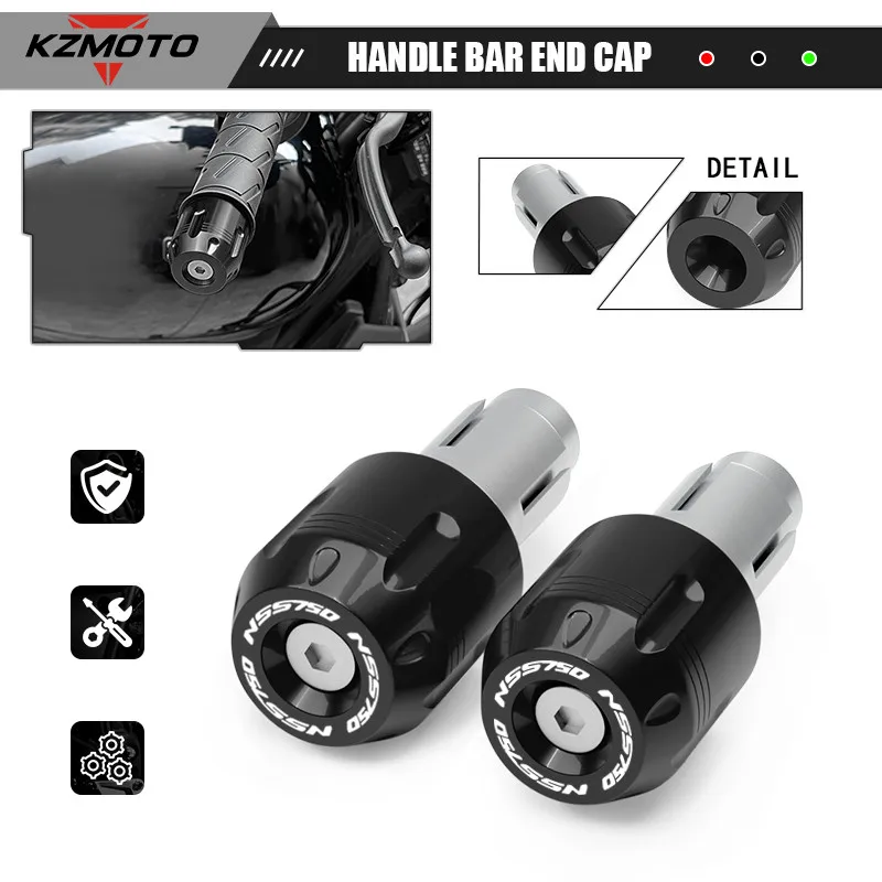 

2025 NEW Handle Bar Grips For X-ADV750 NSS750 NSS350 Motorcycle Universal Handlebar Ends Counterweight Plug Sliders xadv nss750