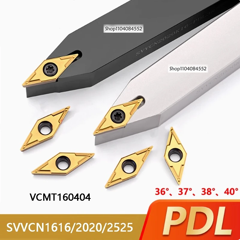 

VCMT VCMT160404 36° 37° 38° 40° SVVCN 1616 2020 2525 SVVCN1616H16-36° SVVCN2020K16-36° SVVCN2525M16-40° SVVCN1616K16-40°