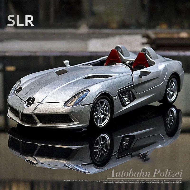 

1:24 Mercedes-Benz SLR Stirling Moss Alloy Car Model Diecasts & Toy Vehicles Toy Car Metal Collection Model Kids Gift