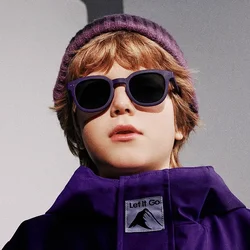 New Kids Polarized Sunglasses Boys Girls Square Sunglass 100% UV Protection Sunglasses Durable Shade Age 3-12
