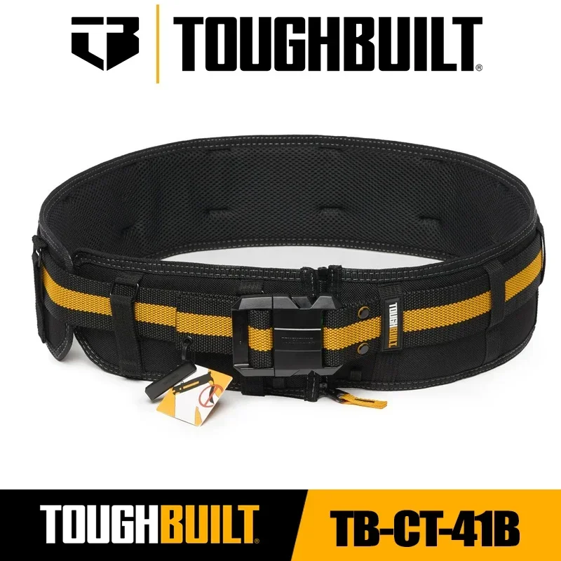 TOUGHBUILT TB-CT-41B Construction Site Tool Belt Heavy duty Quick Hanging Construction Belt