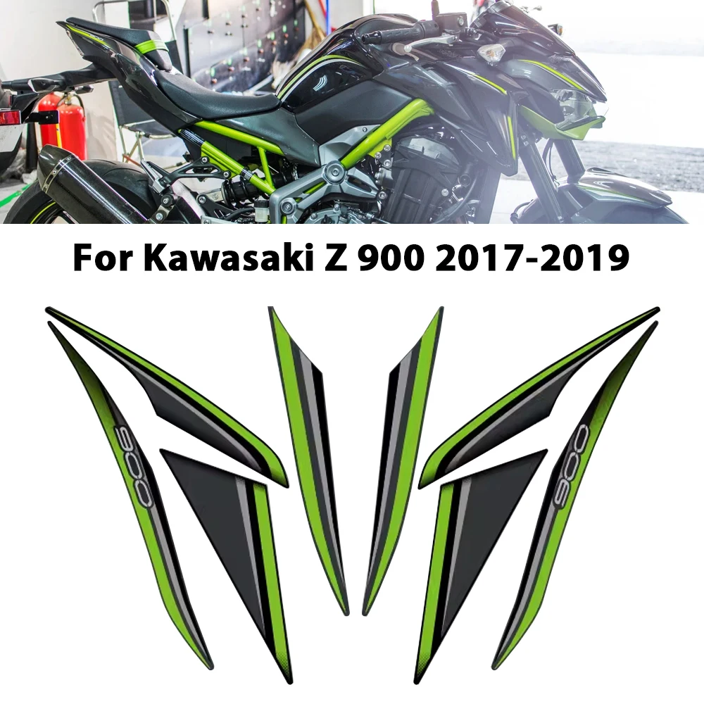 

Z900 Metal Color OEM Replica Motorcycle Fairing Sticker Decal Full Car Stickers For Kawasaki Z 900 2017-2019