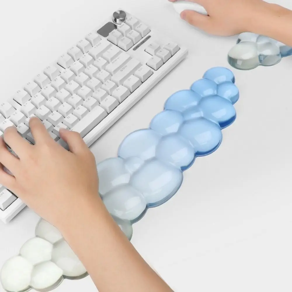 

Wrist Support Cloud Wrist Rest Soft Gradient Color Mouse Wrist Pad Ergonomic Support Non-Slip Keyboard Wrist Rest