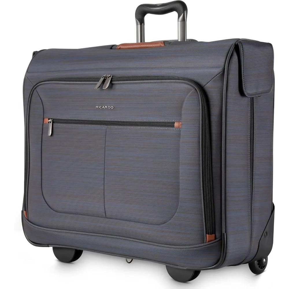 

Ricardo Beverly Hills Montecito 2.0 Сумка для одежды на колесиках Softside для путешествий, мужчин и женщин, встроенное отделение для костюма, 2 шт.